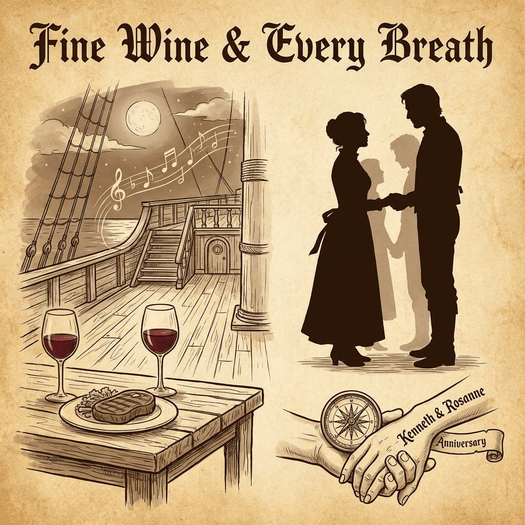 Fine Wine in Candlelight